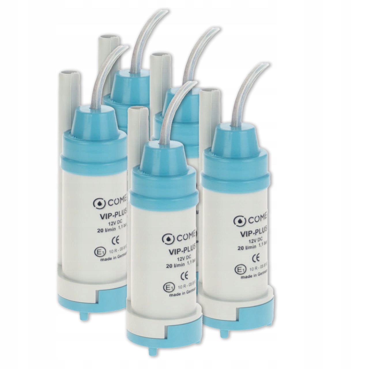 5 x ponorná pumpa na vodu Comet 1,1 bar 20 l čerpadlo karavan přívěs