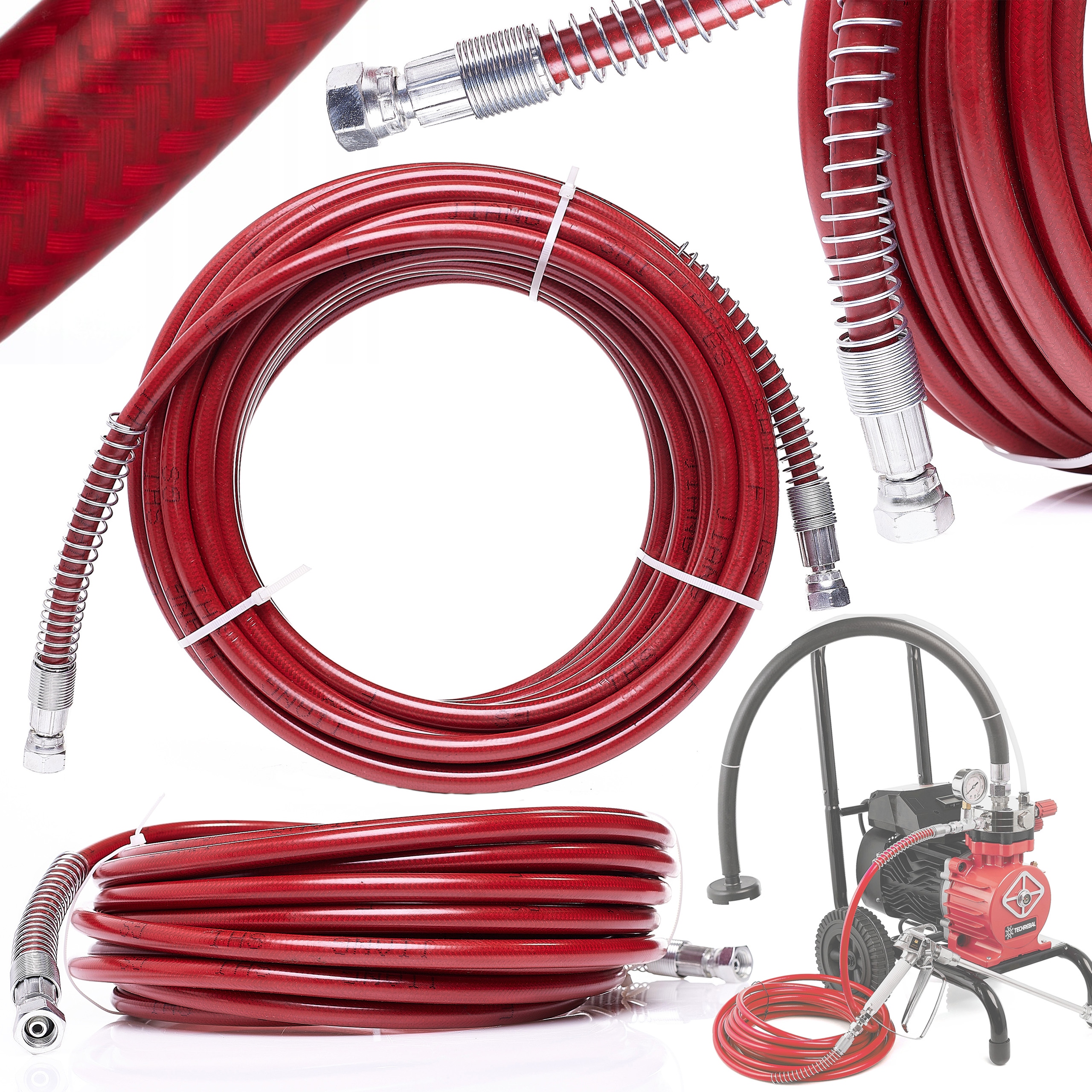 Hadice Pro Malířský Agregát 10 M Malířská Hadice Agregát Konektor Závit 1/4" Hq