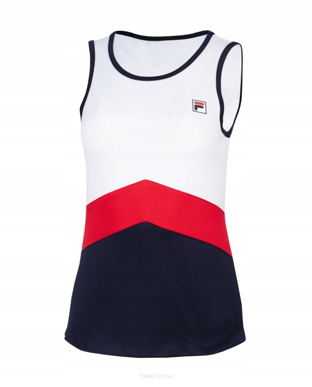 Top tenisowy Fila Top Cleo biały r.XL