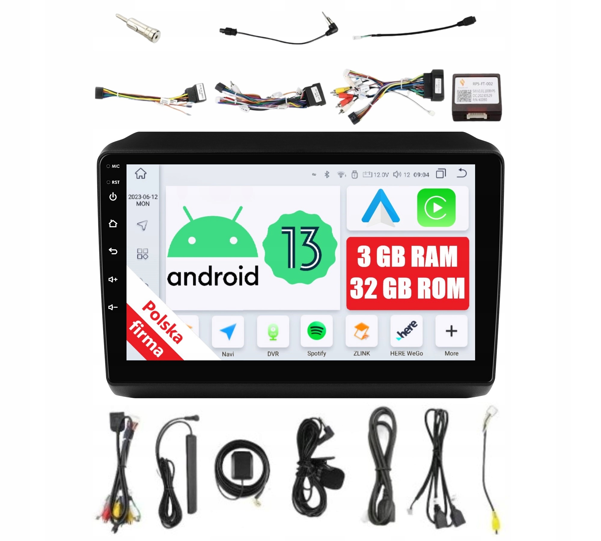 Rádio Android Fiat Ducato III IV Peugeot Boxer II III 3 Gb Carplay Dsp Lte