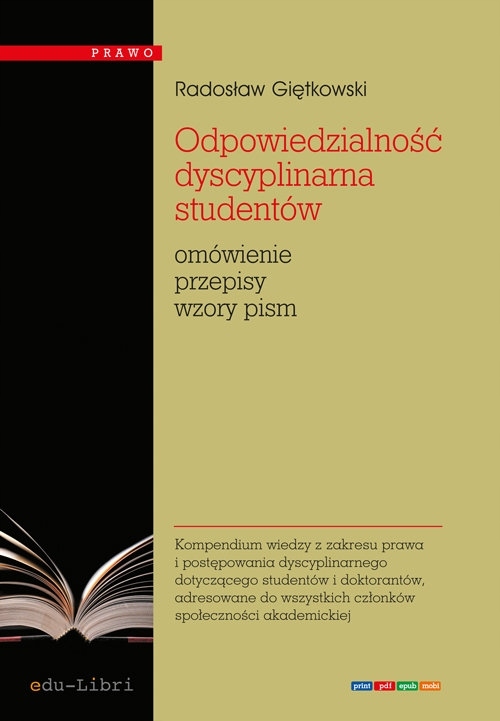 

Odpowiedzialność dyscyplinarna studentów