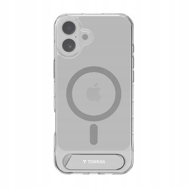 Etui Torras Pstand Series do iPhone 16 Plus (przezroczyste) Torras