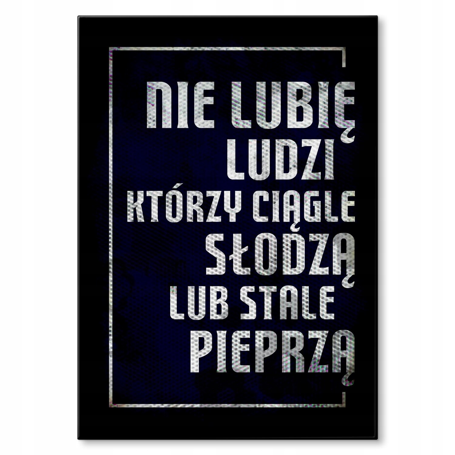 Kovový plakát Nemám rád Dárek 22 x 31 cm