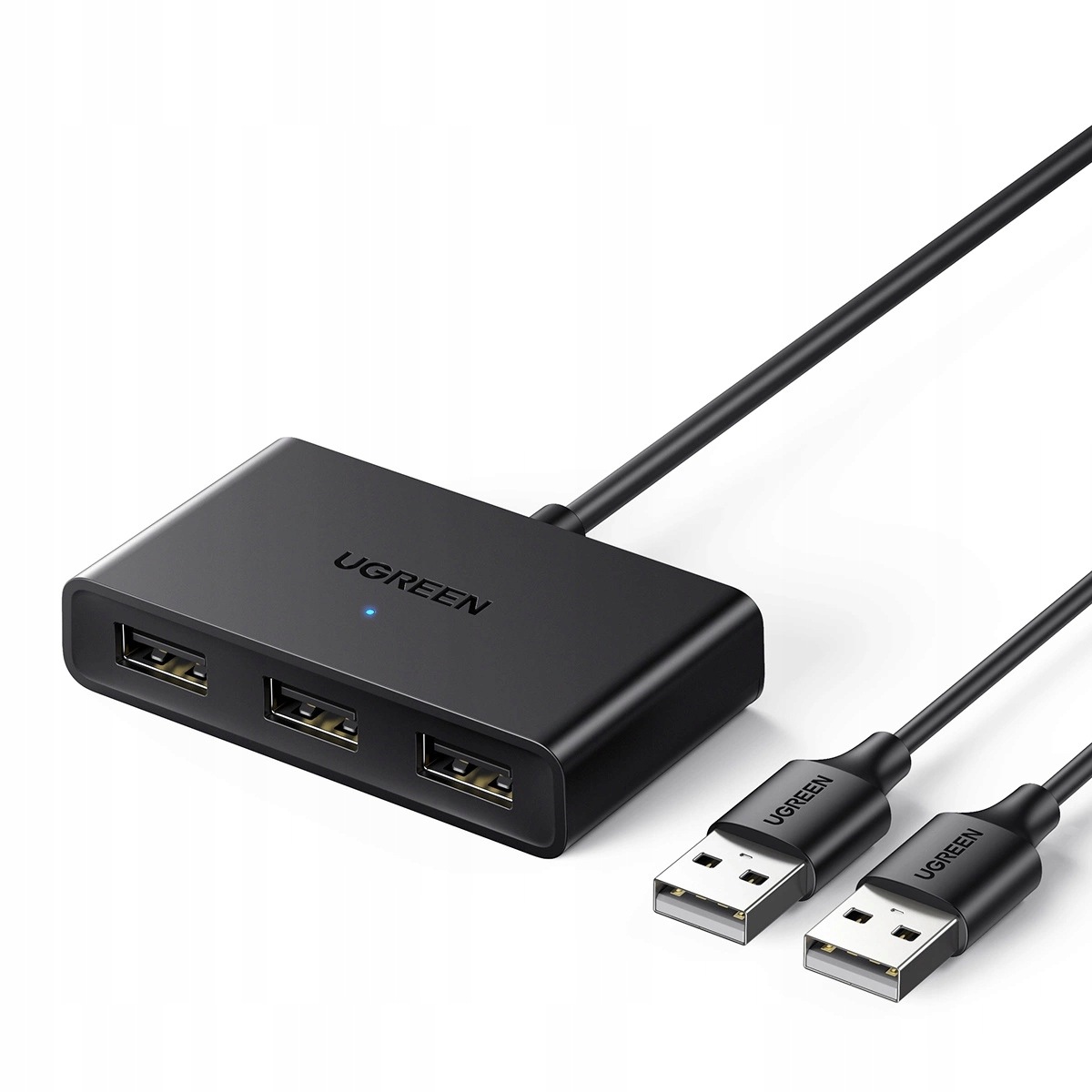 Ugreen přepínač Usb switch box 2 vstupy 3 výstupy černý
