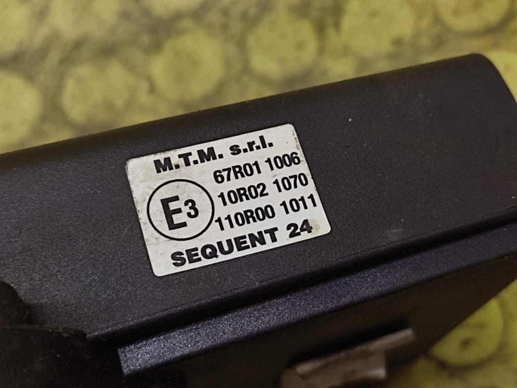 AUDI A3 8L control unit gas BRC SEQUENT 24