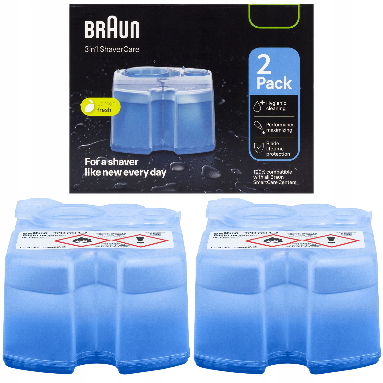 Wkład płyn czyszczący do golarek Braun CCR2X Clean&Renew wymienny