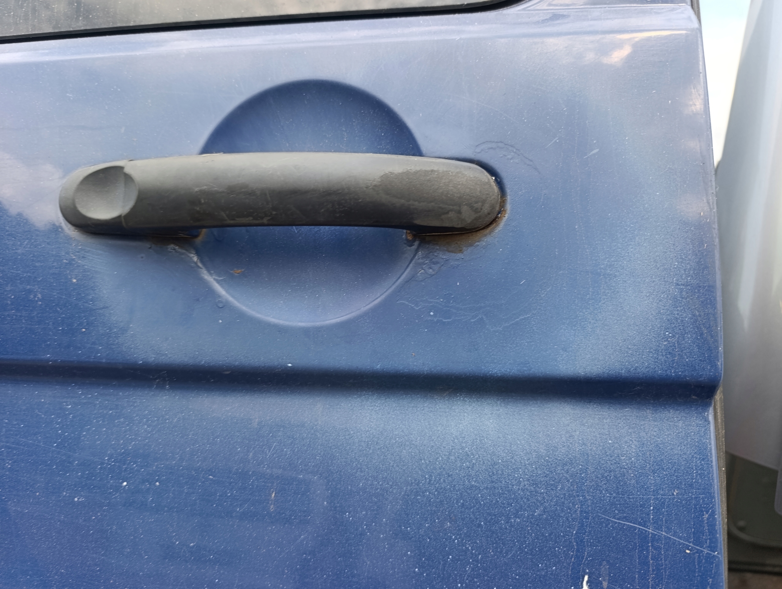 VW T5 T5 LIFT T6 door sliding right blue