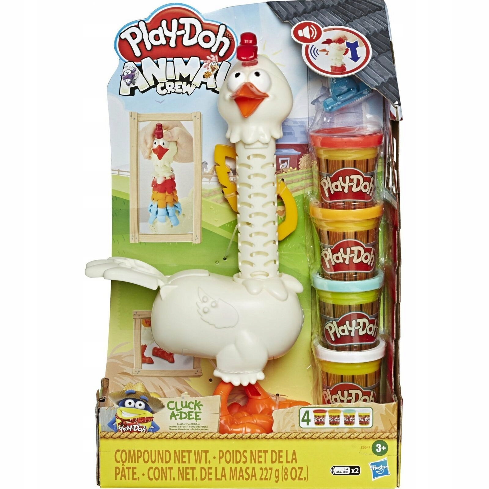 

Play-doh Ciastolina Farma Kurczak Zestaw Maszynka