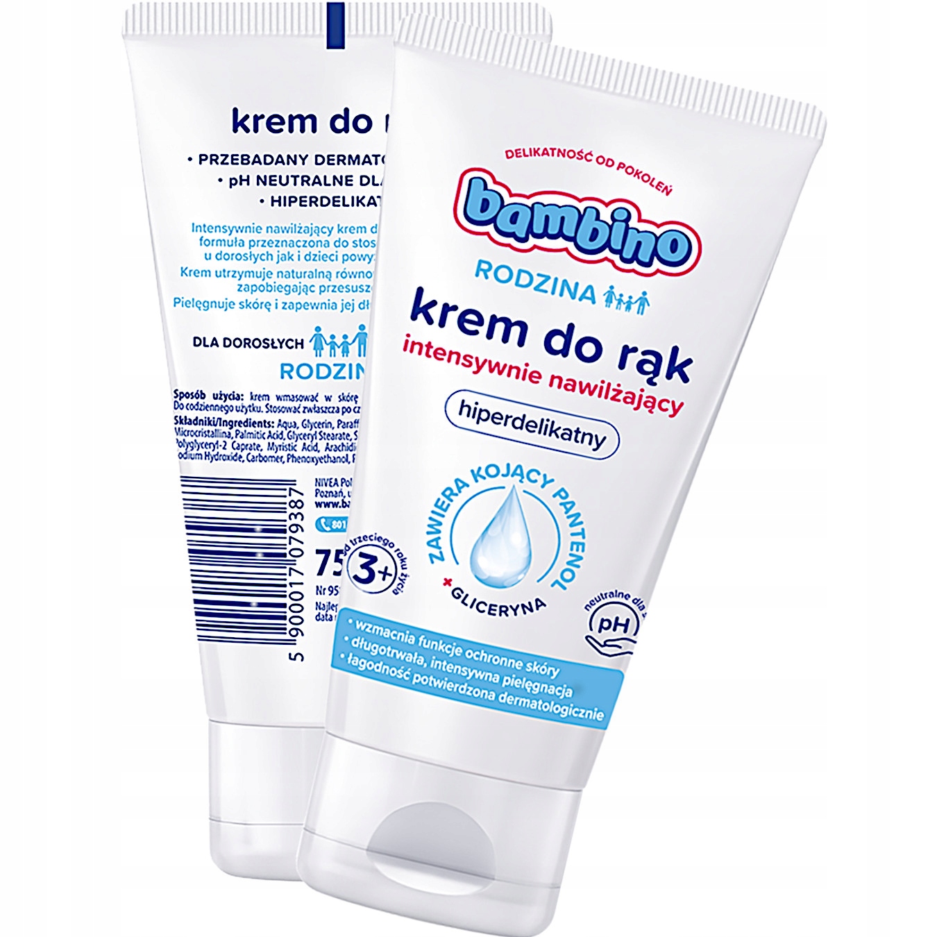 

Bambino Rodzina Krem Do Rąk intensywnie nawilża