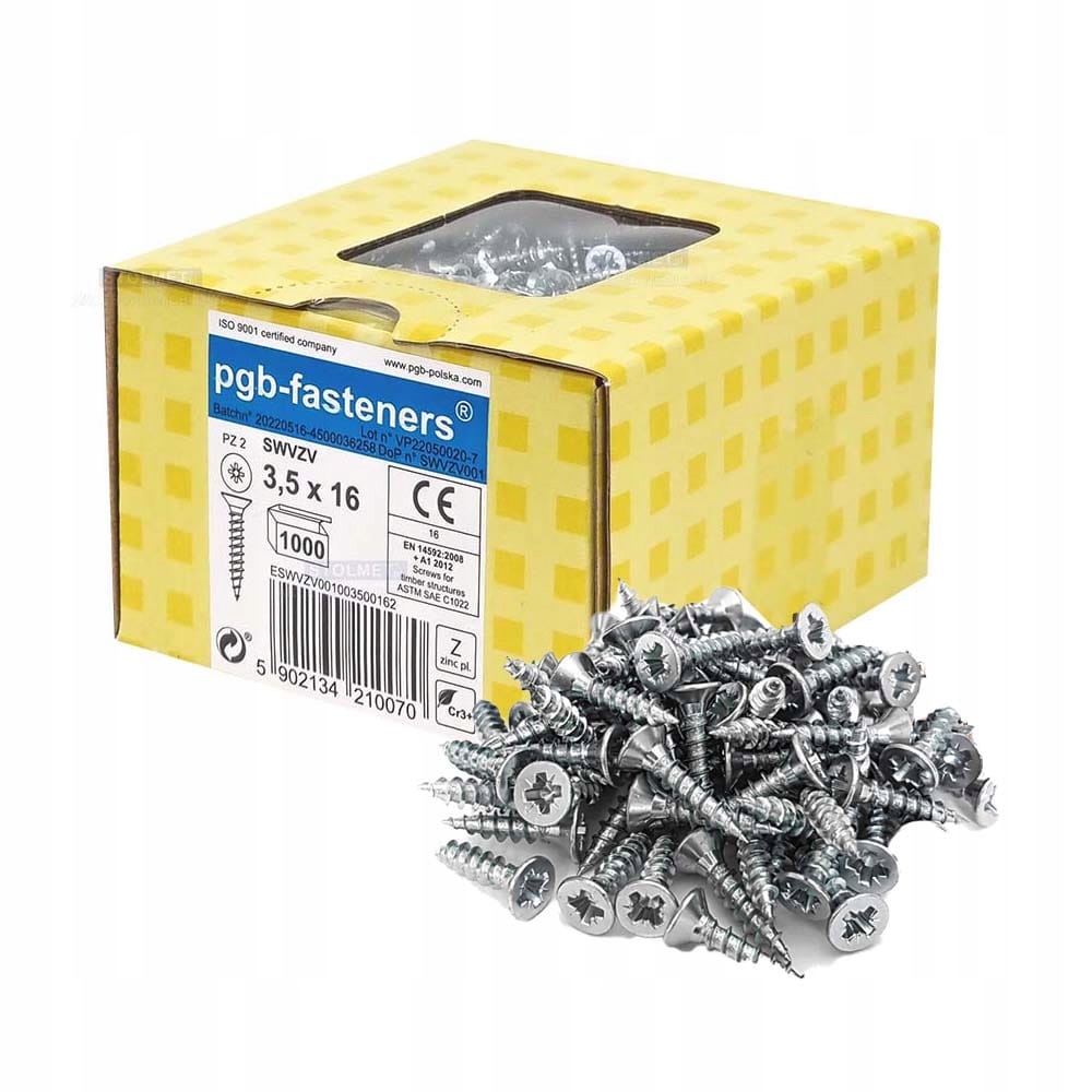 

Wkręty do zawiasów do drewna ocynk biały 3,5 x 16