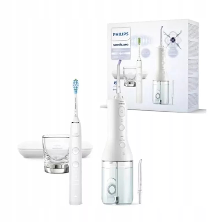 Zestaw Philips Sonicare Szczoteczka Soniczna I Irygator (biały) HX3886/41