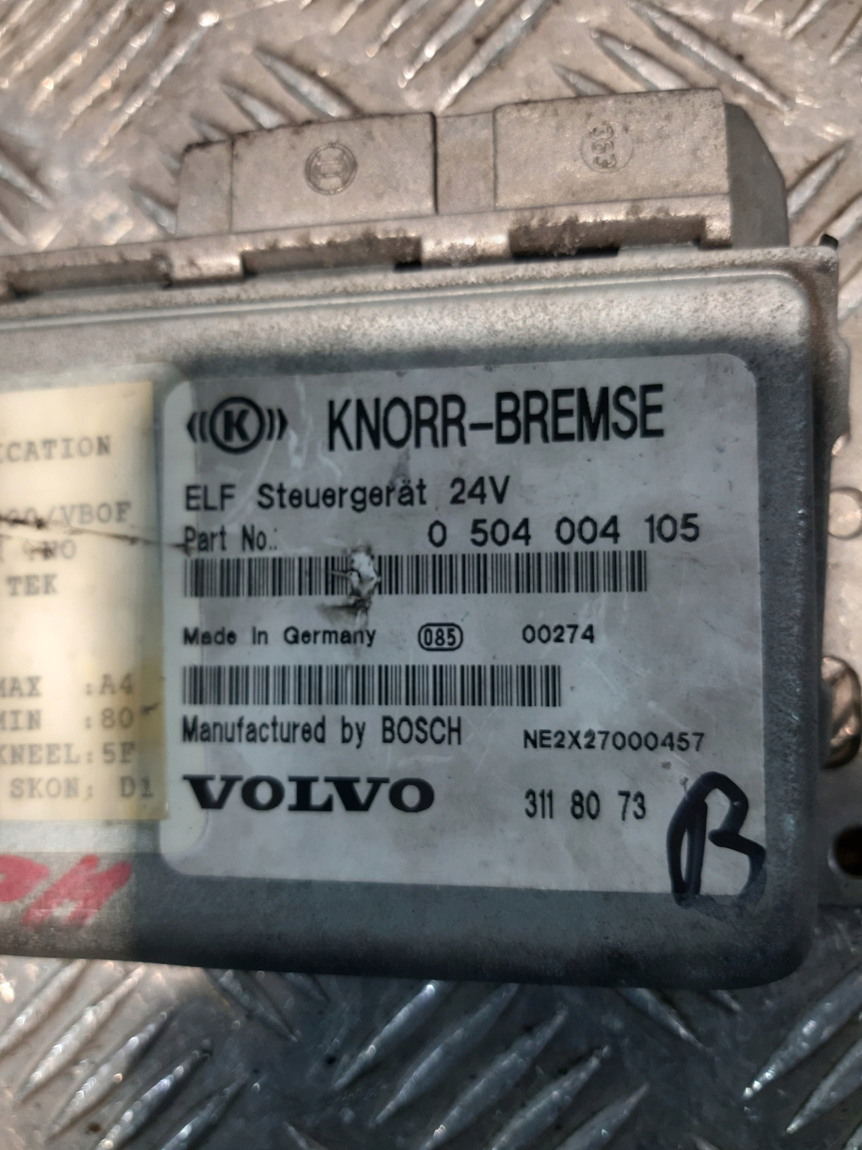 Bedienteil BOSCH VOLVO 0504004105