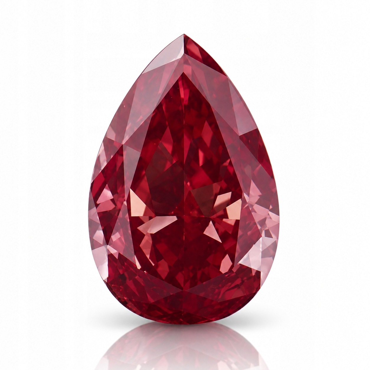 Přírodní diamant 0.13 ct Červená Lžička VS1 certifikát Wbd
