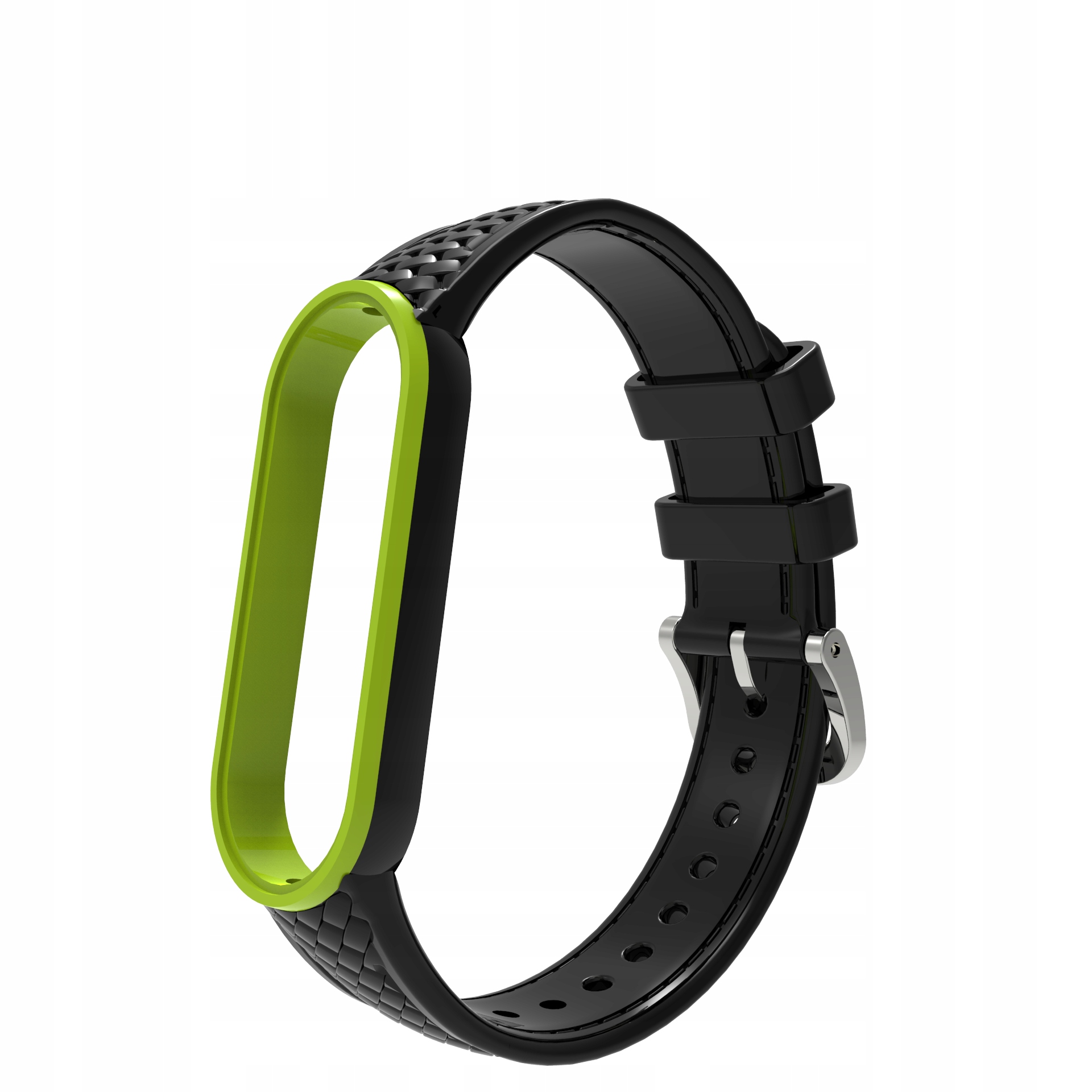 OPASKA PASEK do XIAOMI MI BAND 5/6 MEGA WZÓR Kolor szary