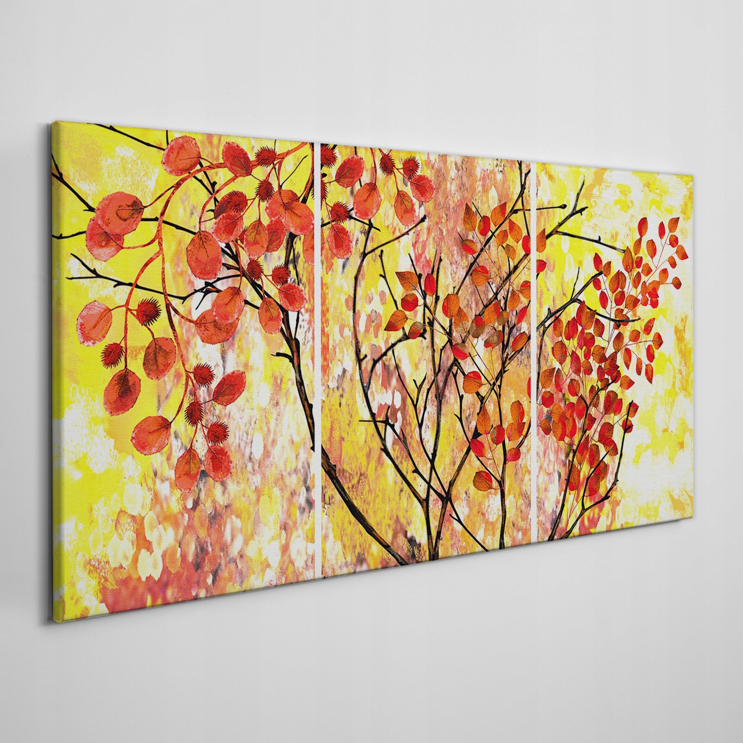 

Obraz ścienny na płótnie Liście gałęzie 120x60 cm