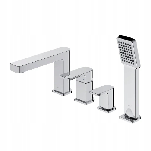 Baretti 4-otvorová vaňová batéria, chrómový lesk