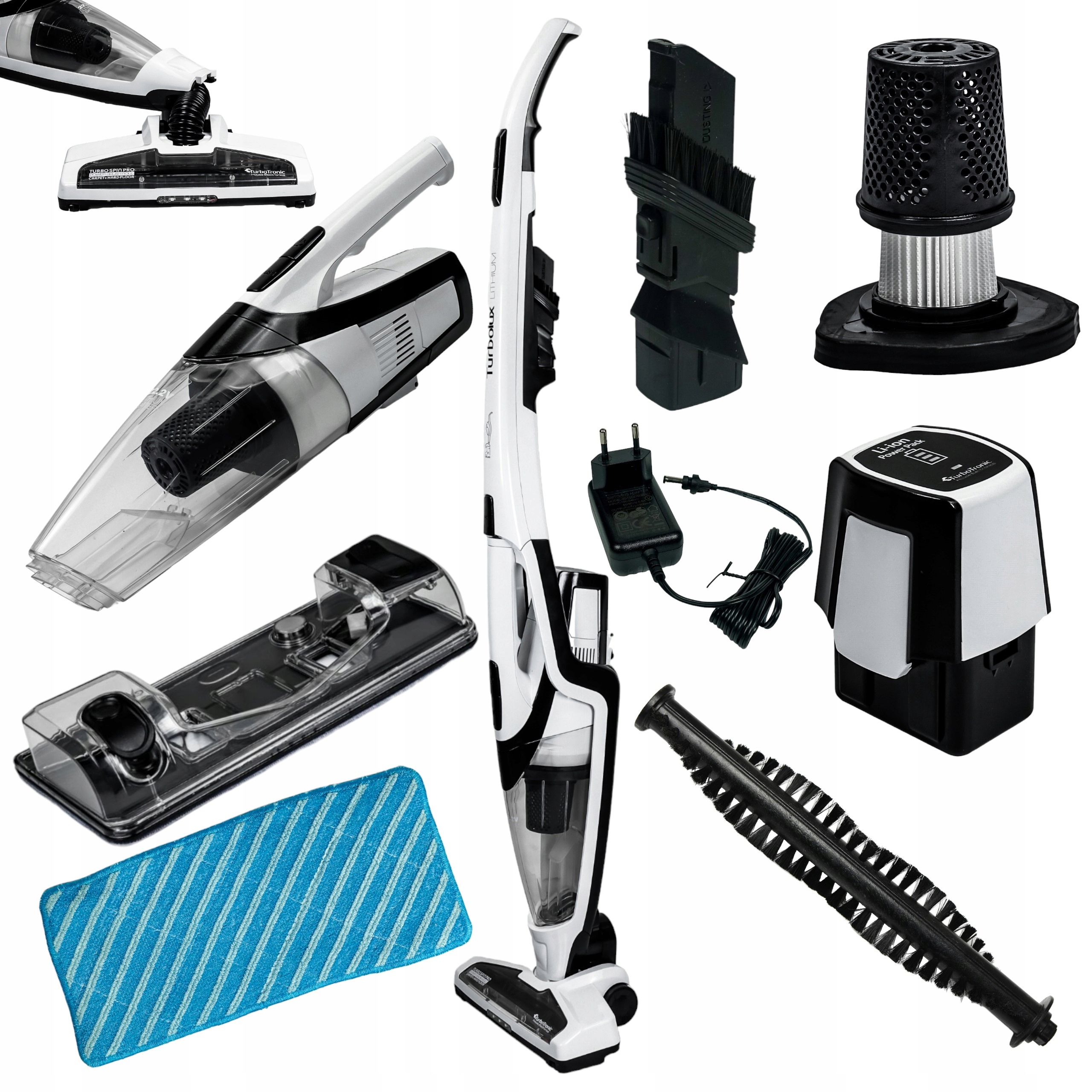 Odkurzacz Mop Myjący 3W1 Bezprzewodowy Pionowy Ręczny Z Funkcją Mopowania