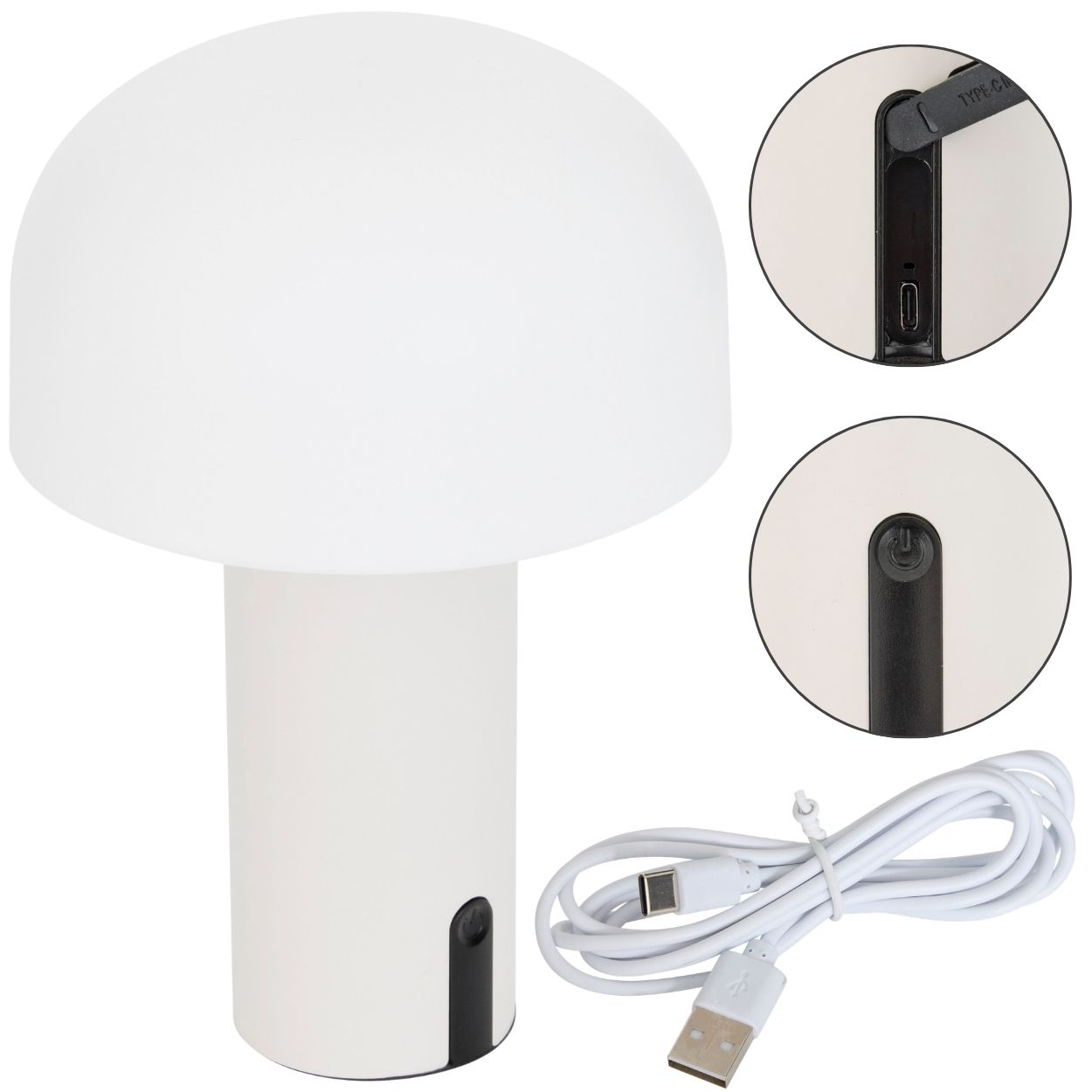 Venkovní Led Zahradní Lampa na terasa balkon, Usb nabíjení zahrady až 6 hodin
