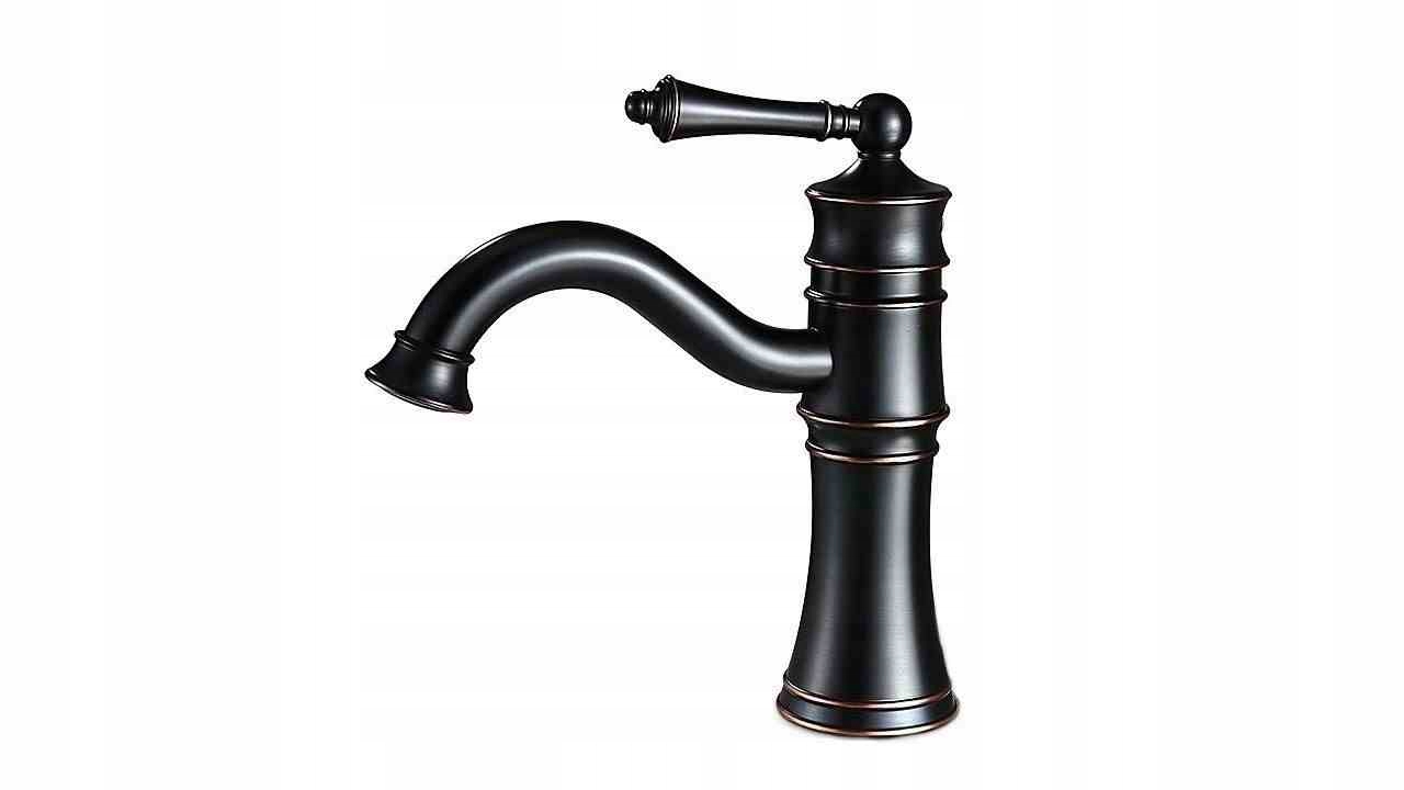 Vintage Umývadlová Batéria, Čierna, Nízka Odolnosť Rea