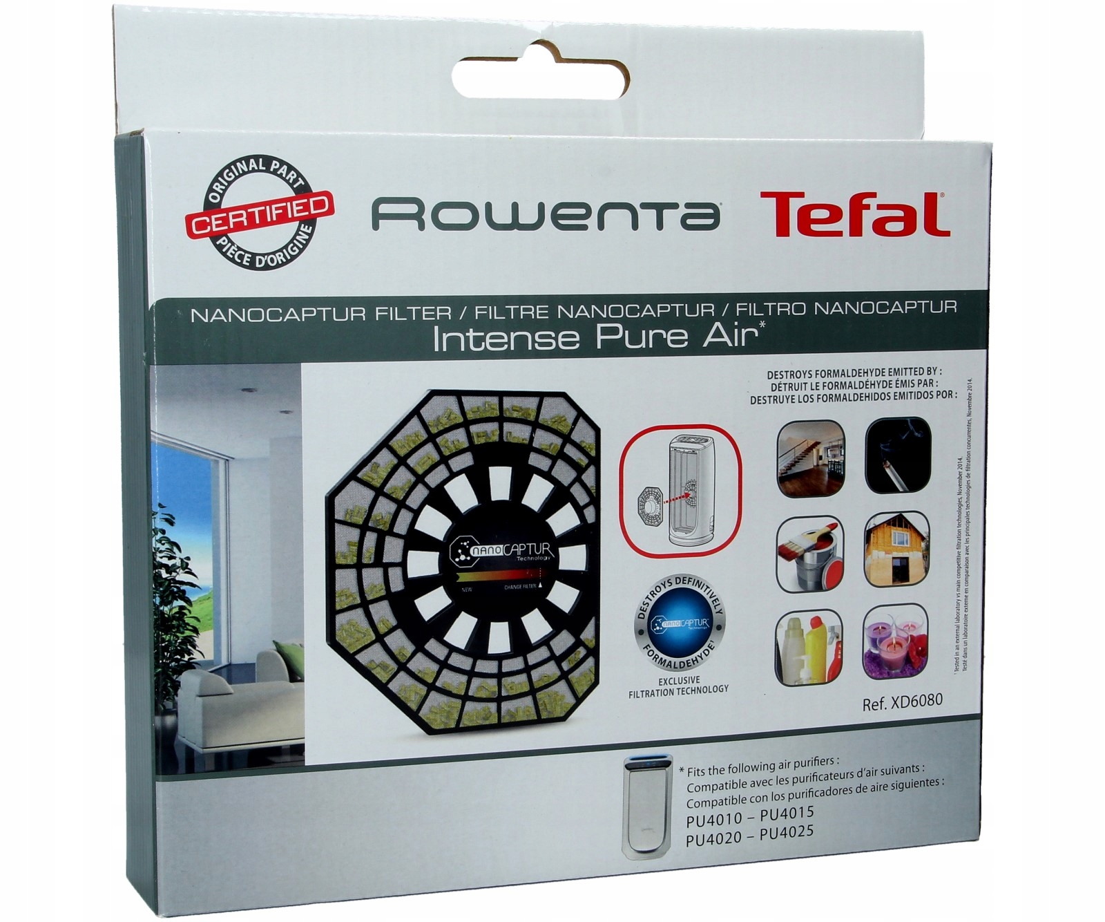 

Filtr Nanocaptur XD6082F0 Tefal/Rowenta Pure Air
