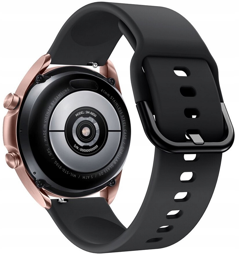 

Czarny pasek Samsung Galaxy Watch 3 41MM Rozm. L