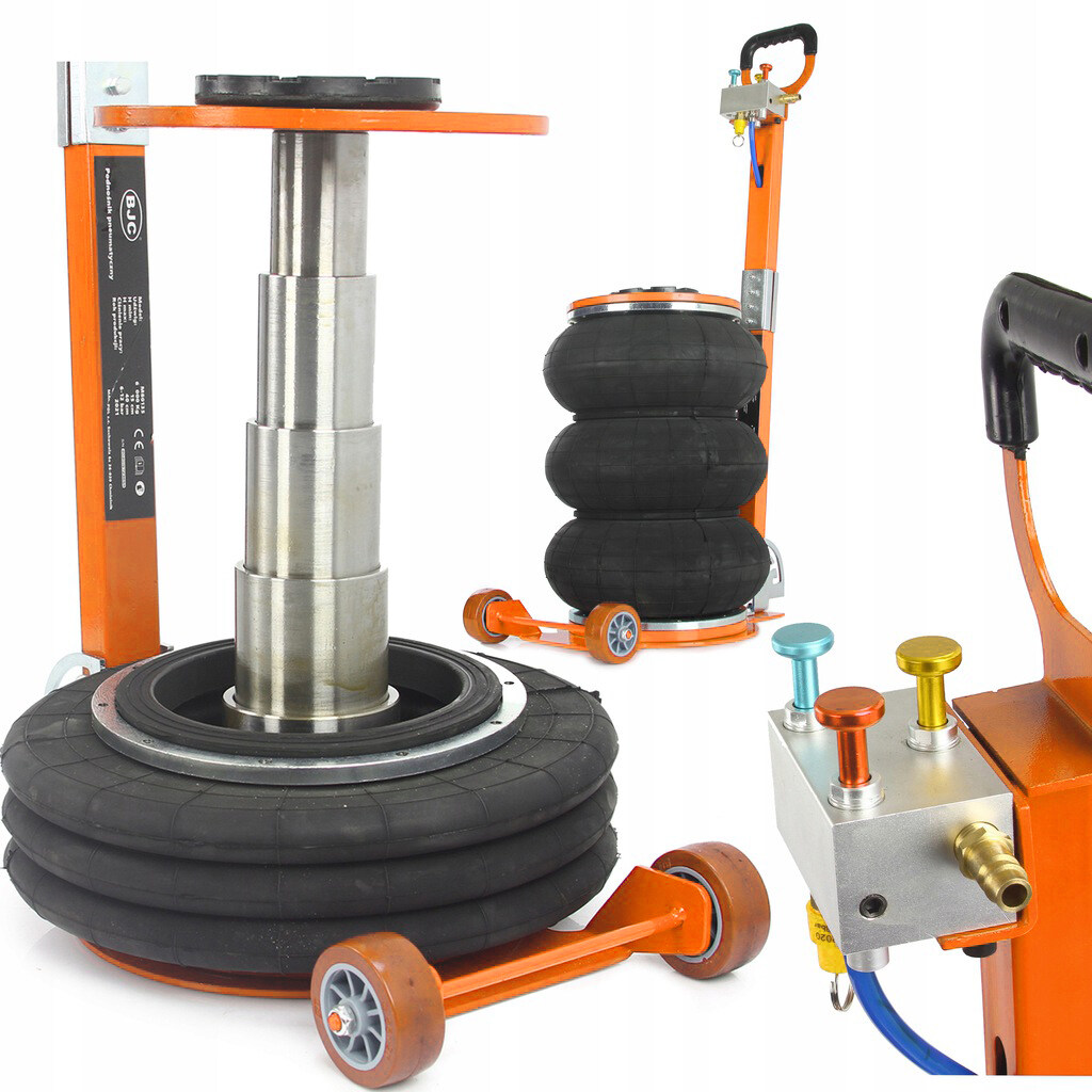 Pneumatický Zdvihák 6T Trojzávitový Podtlakový Žaba Vankúš Bjc