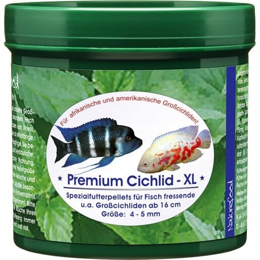 Levně Naturefood Premium Cichlid XL 280 g pro cichlidy