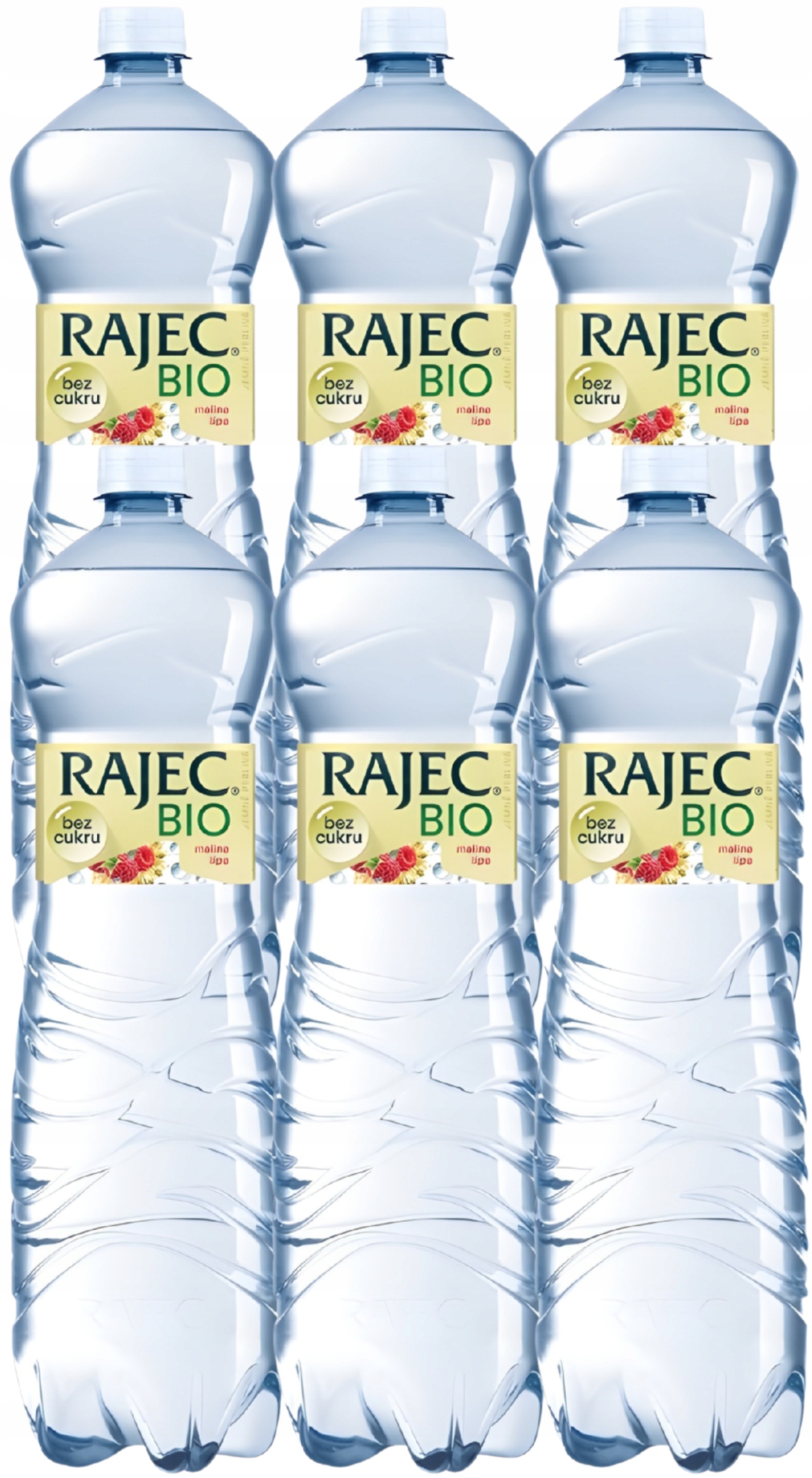 Rajec Bio Malina Lípa jemně sycený bez cukru 6×1,5l
