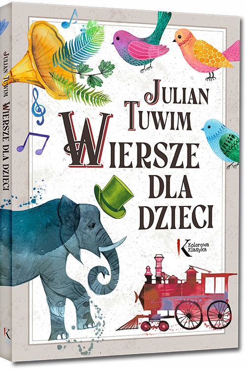 Julian Tuwim wiersze dla dzieci Twarda oprawa Kolorowa klasyk duża czcionka