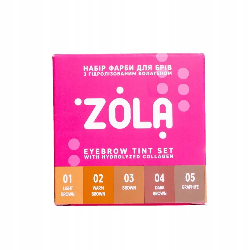 Zola Zestaw farbek w saszetkach 5x5ml