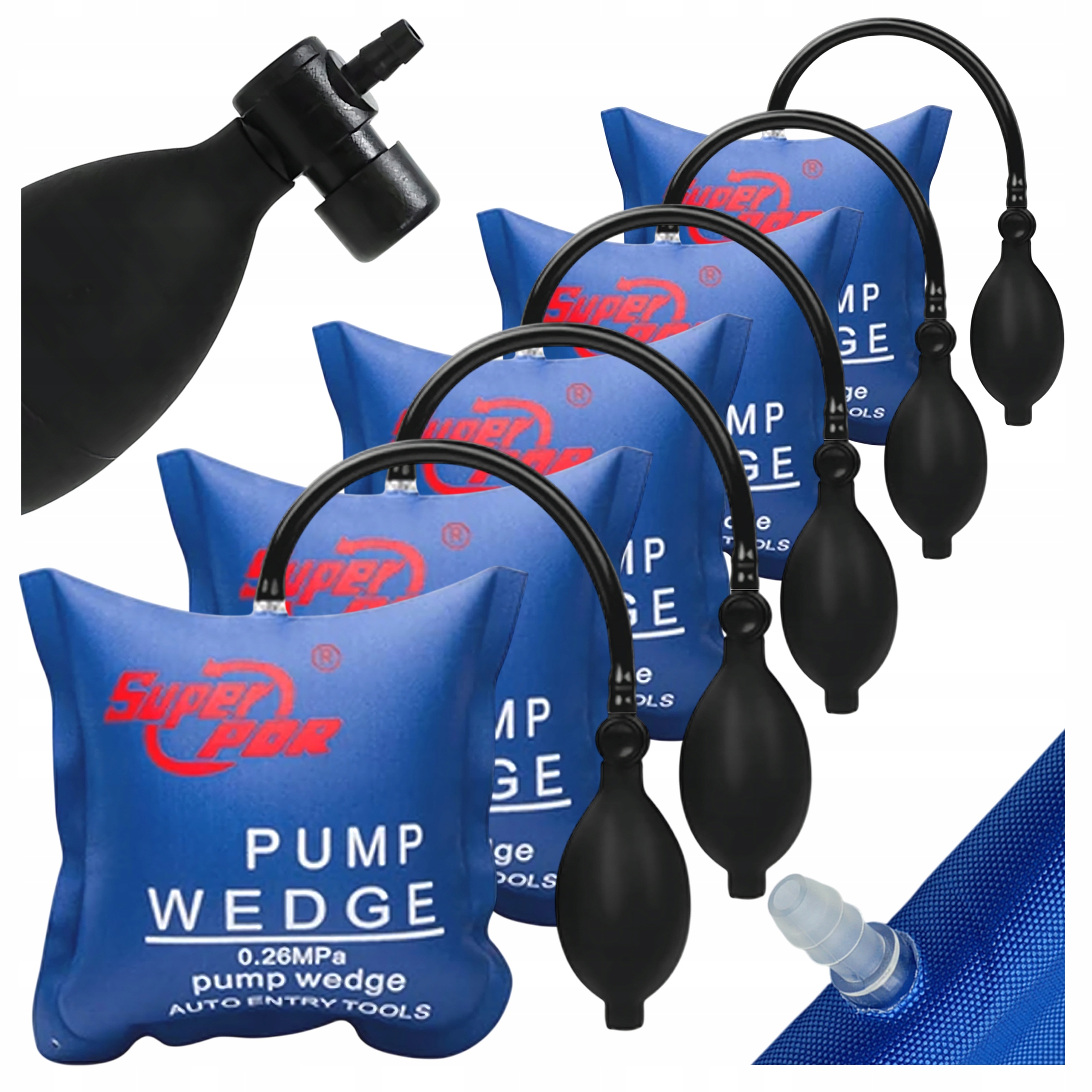 Polštář pro zvedání, přesný, nafukovací, vypouštěcí