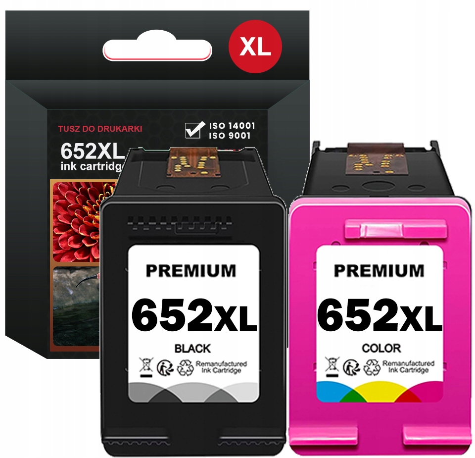 Tusze do Hp 652 XL DeskJet 1115 2315 2135 3635 3785 3790 3835 4530 4535