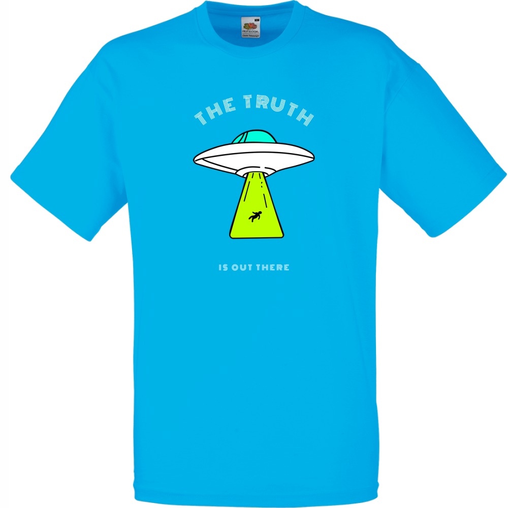 

Koszulka the truth is out there ufo S lazurowa
