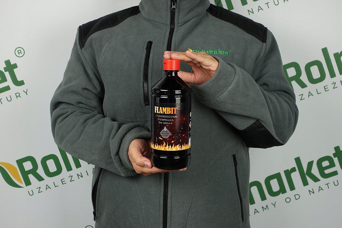 Rozpałka w płynie do grilla kominka pieca podpałka FLAMBIT wydajna 6L Marka Flambit
