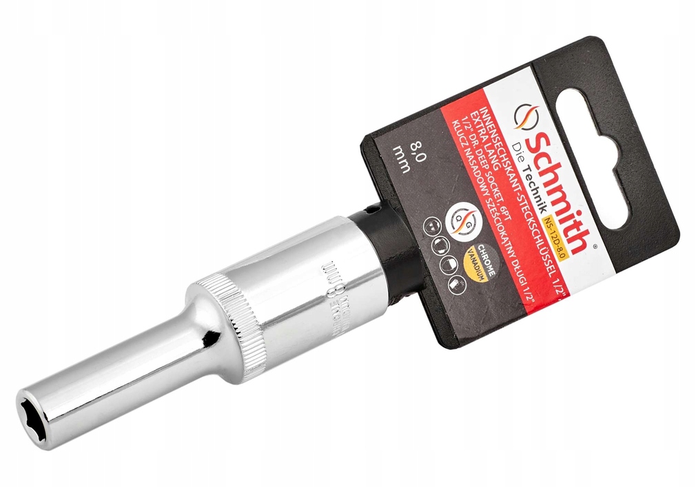 KLUCZ NASADOWY SZEŚCIOKĄTNY DŁUGI 1/2" 19MM