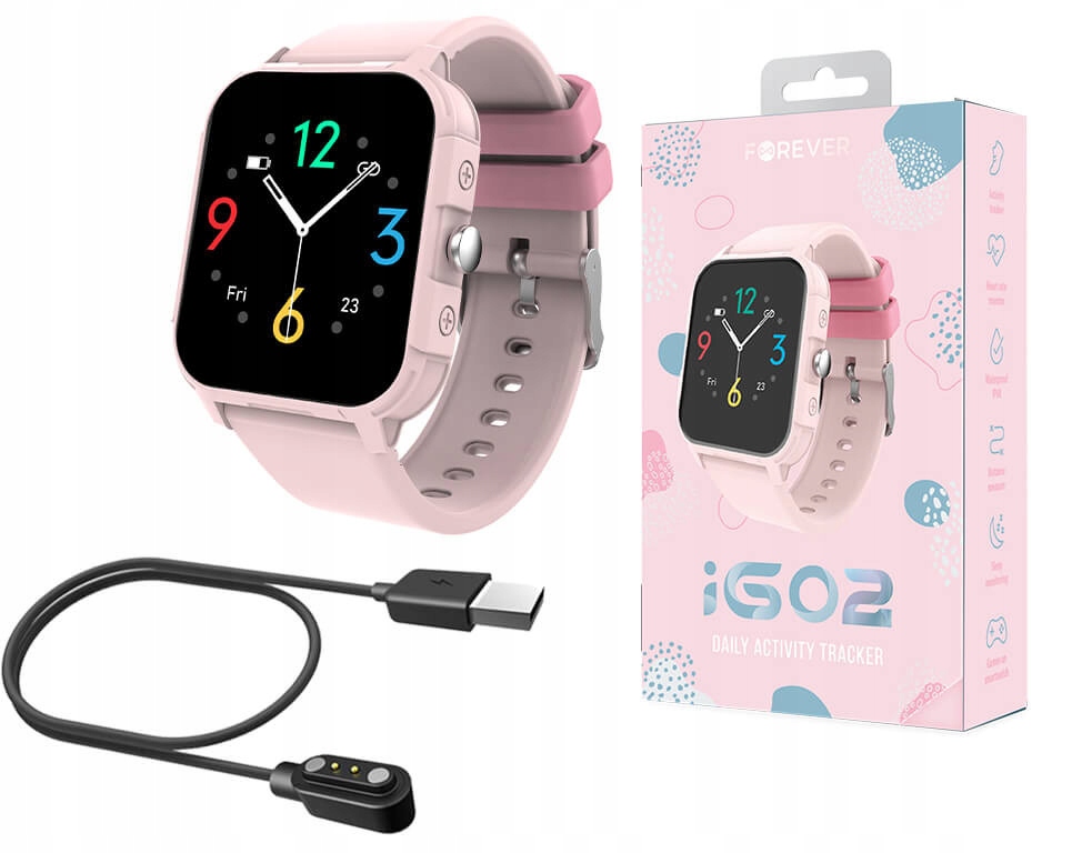 

Smartwatch Forever Igo 2 JW-150 Różowy