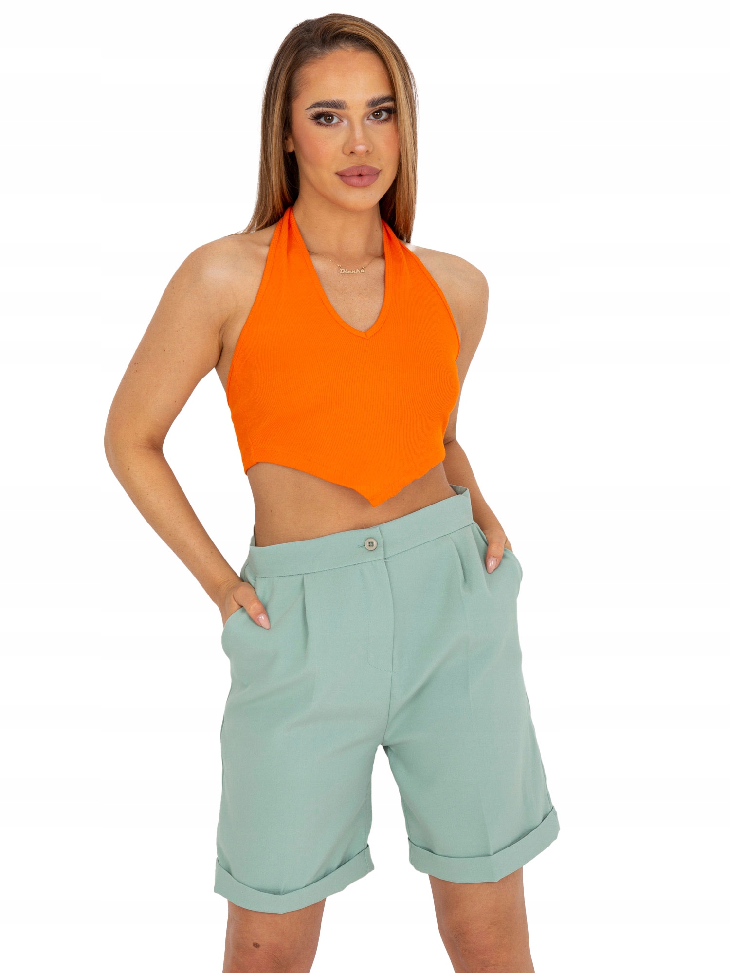 

Eleganckie Szorty damskie do garnituru - 38