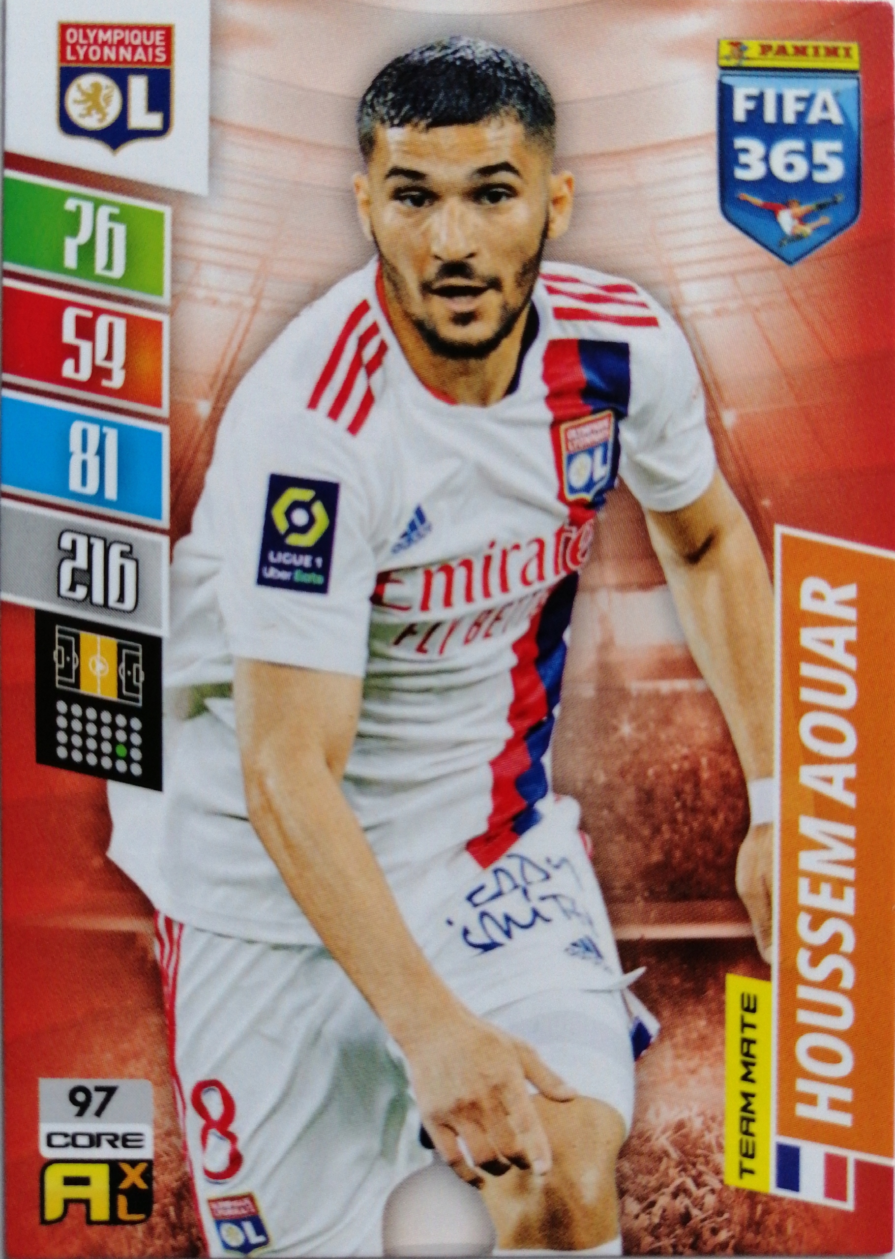 Fifa 365 2022 Team Mate Lyon 97 Houssem Aouar