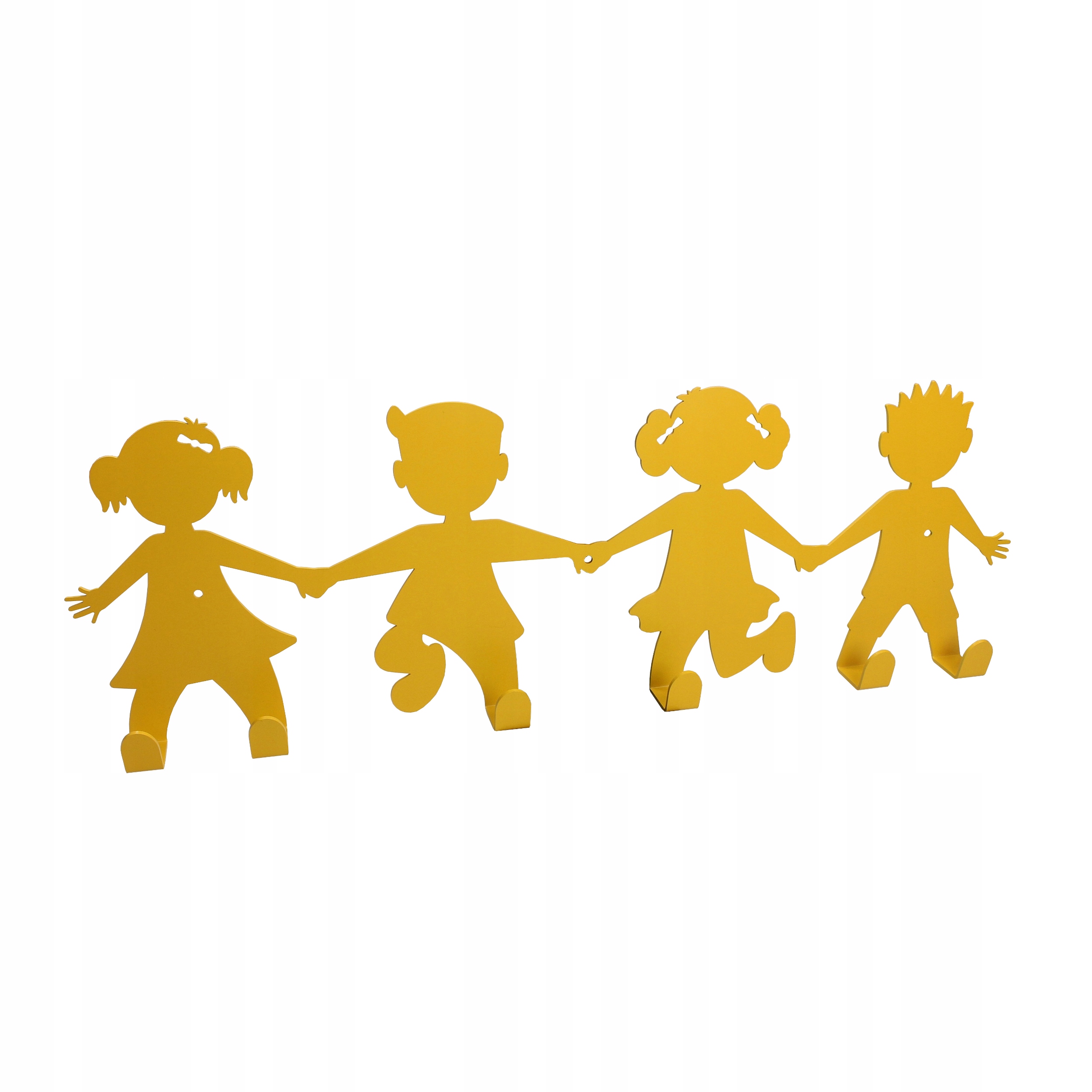 

Wieszak ścienny ubraniowy WS18 Dzieci żółty