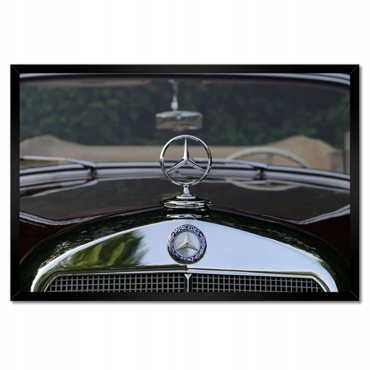 Plakáty v rámu 60x40 Známka Mercedes Benz