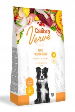 Levně Calibra Dog Verve Gf Adult Medium Chicken&Duck 12kg