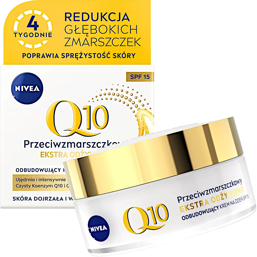 

Nivea Q10 Krem Przeciwzmarszczkowy Odżywienie D15