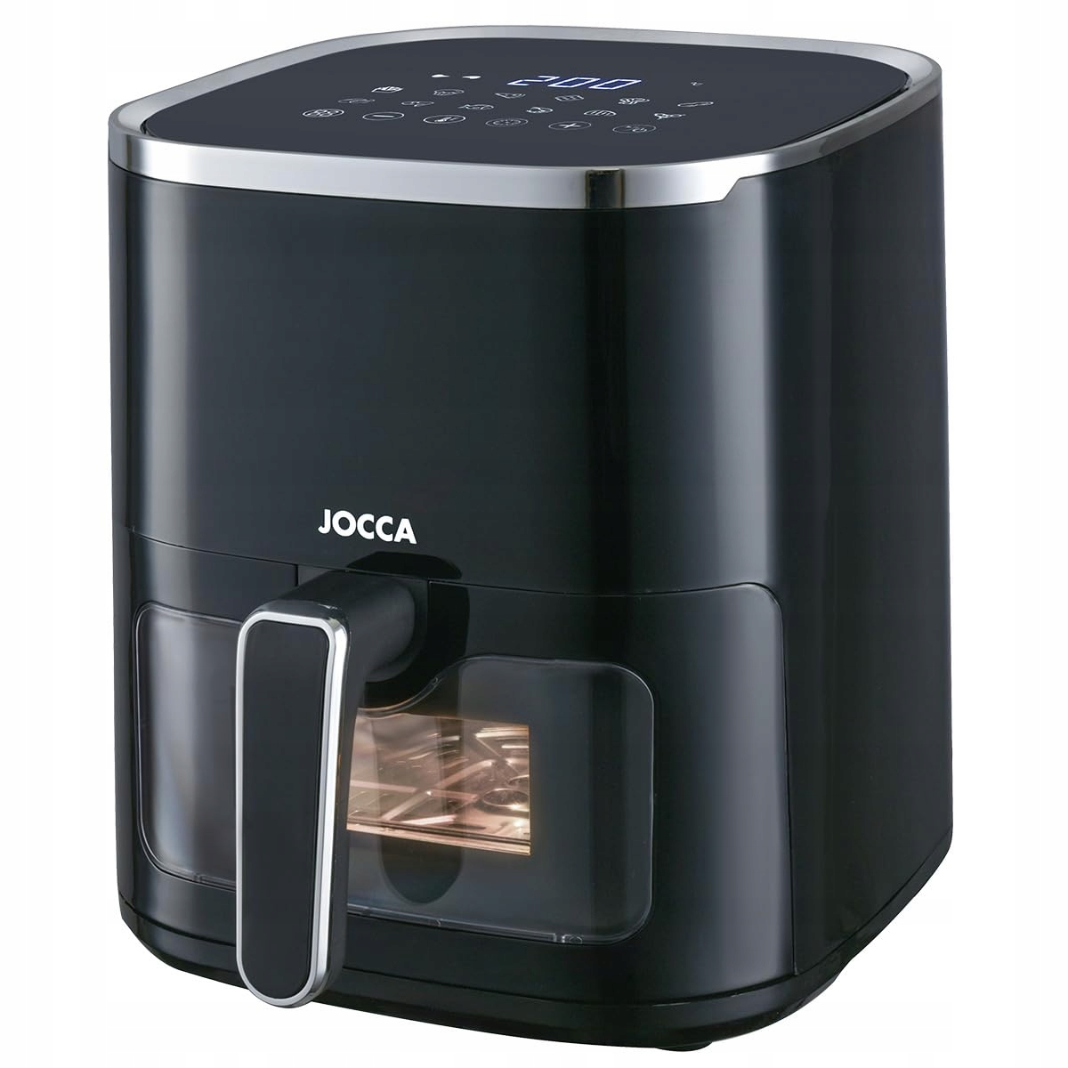 JOCCA Frytkownica Beztłuszczowa 5L 1450W Zdrowe Gotowanie LED Ekran — miniatura 2