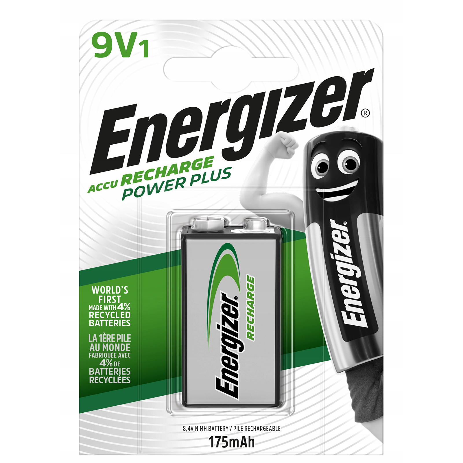 

Akumulator Bateria Energizer 9V 175mAh Power Plus