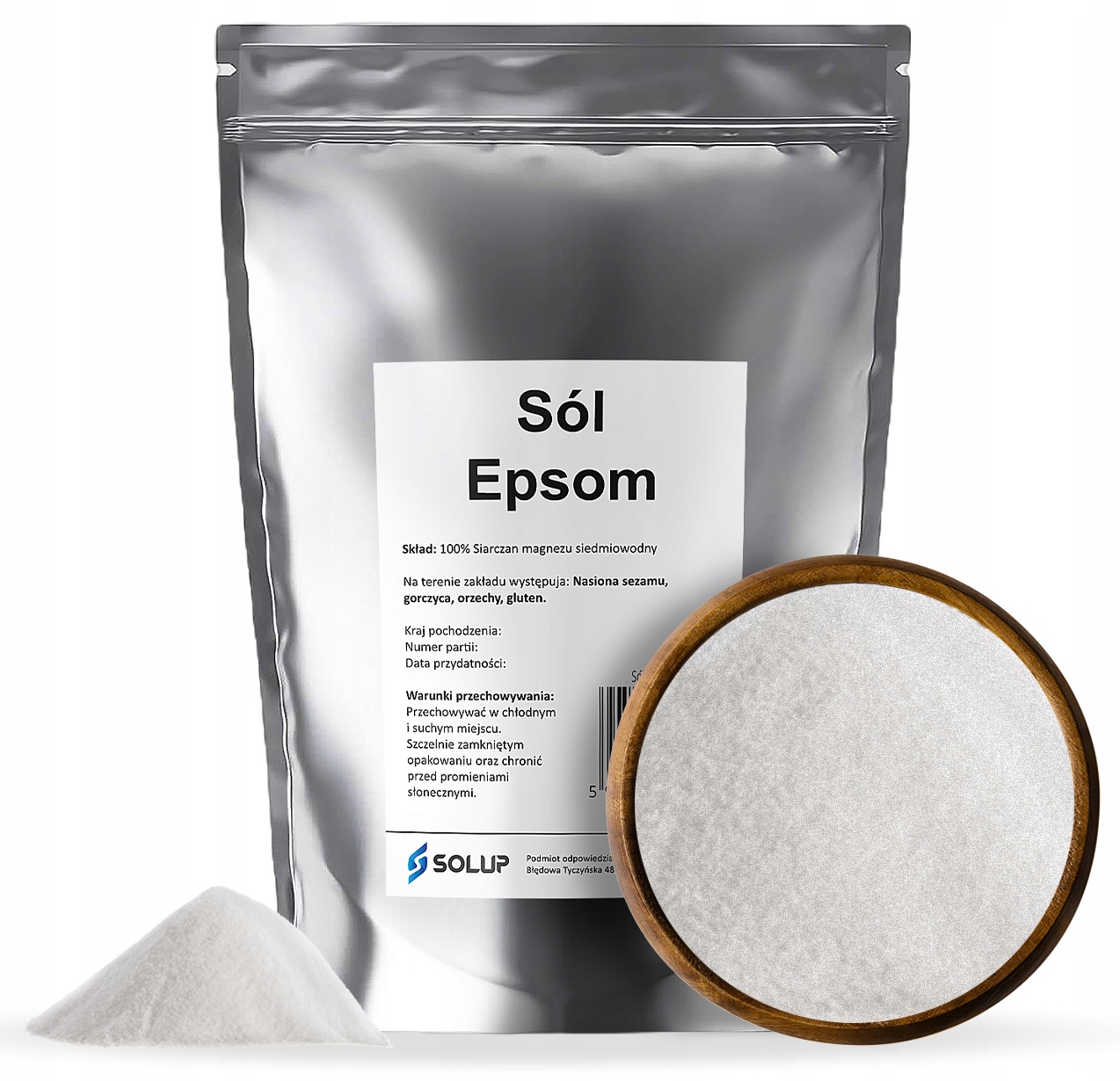 

Siarczan magnezu sól gorzka czysty 99,5% epsom 1kg