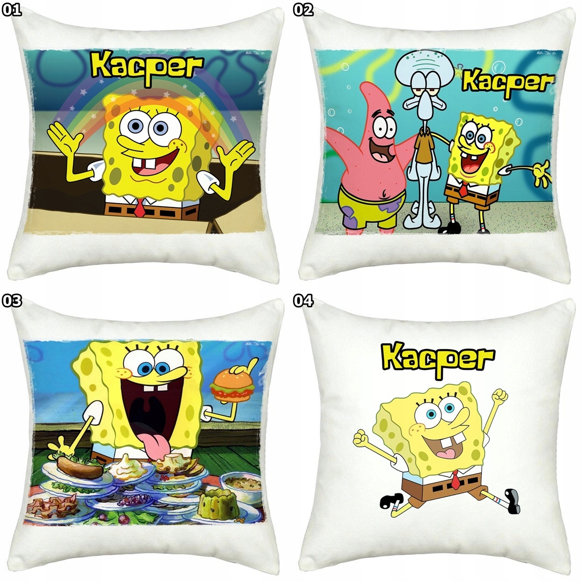 PODUSZKA SPONGEBOB + IMIĘ EAN (GTIN) 5906142350469