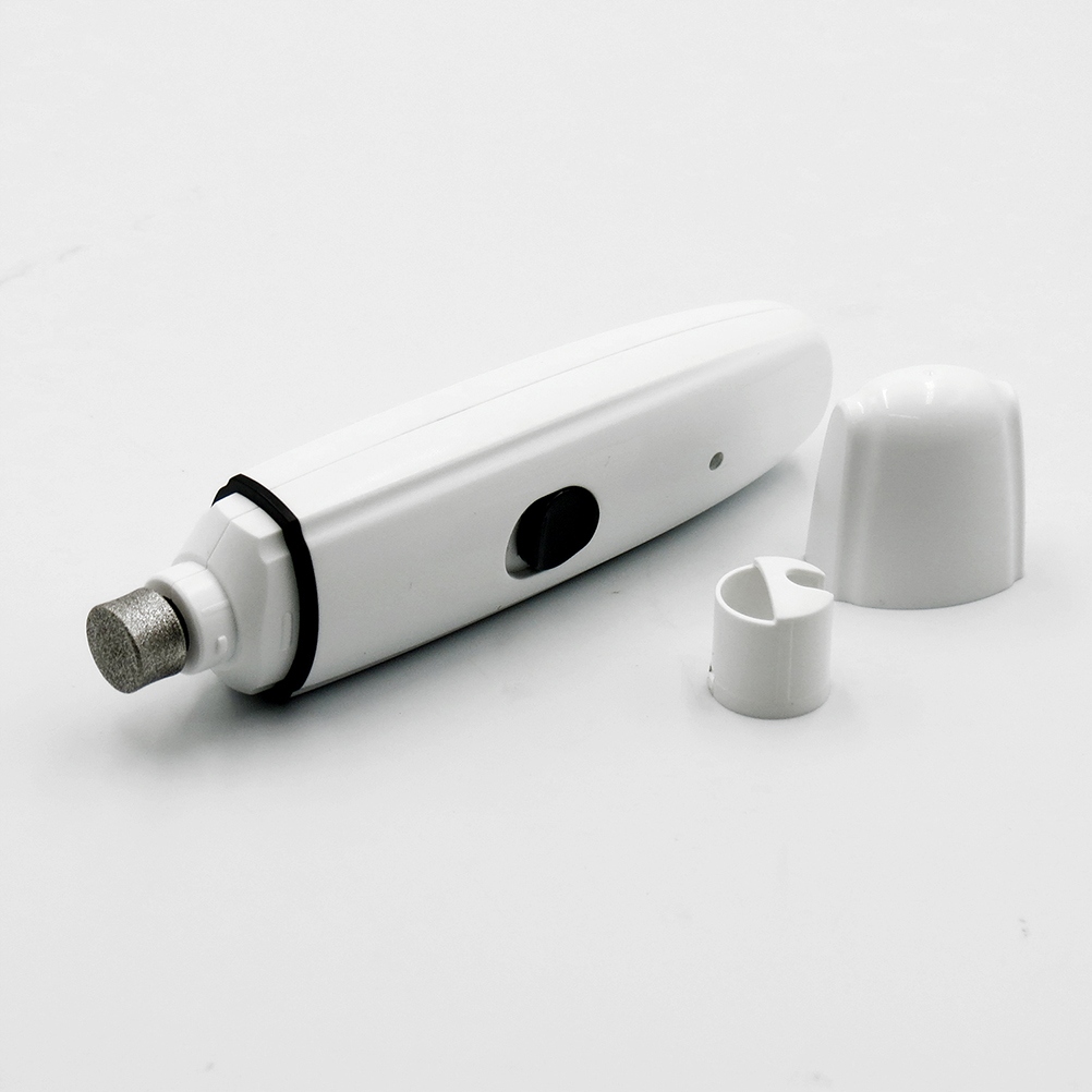 Nagų žnyplės šunims ir katėms – su dilde, su saugos ribotuvu, USB įkraunamas, 8cm
