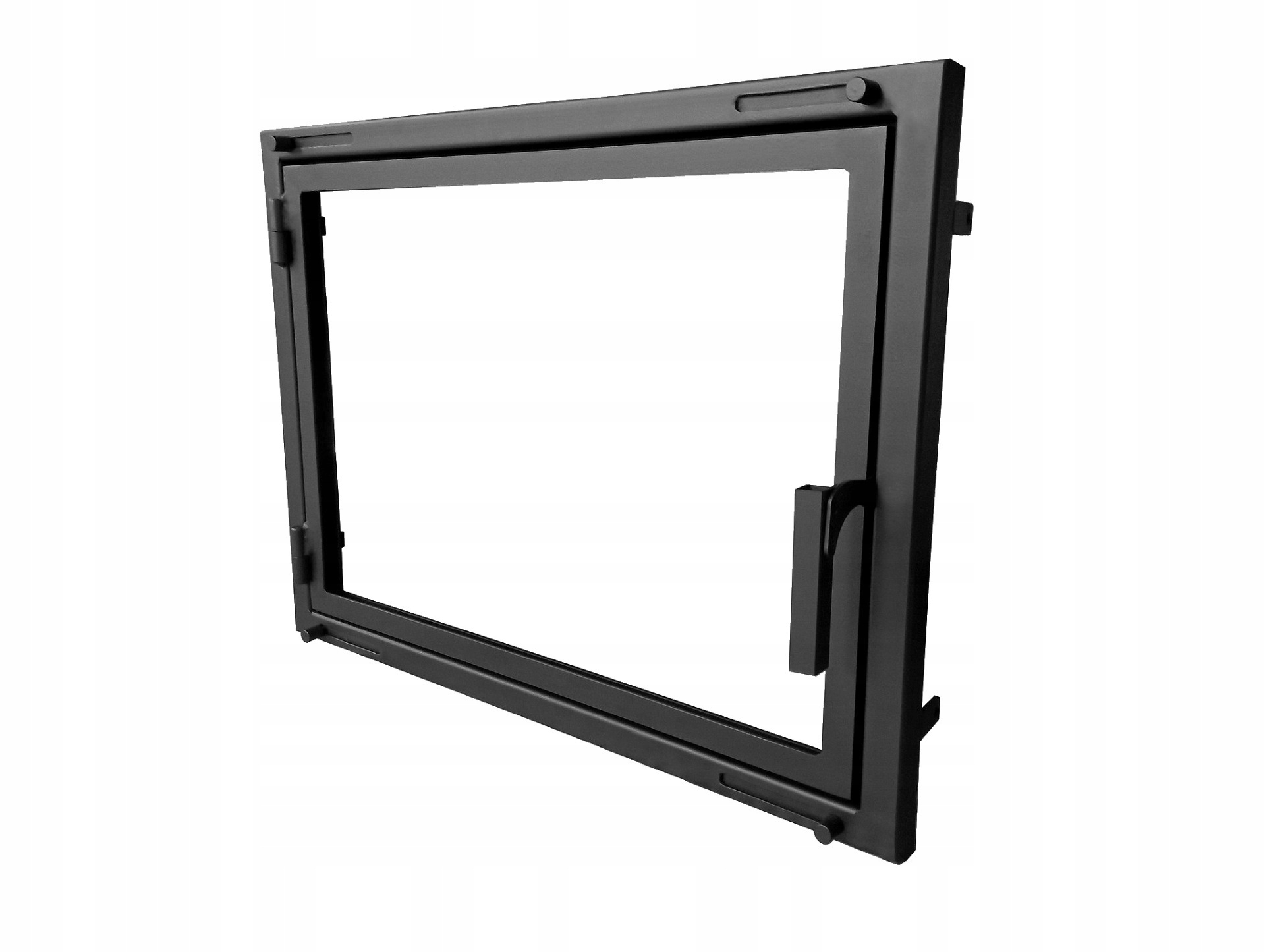 Dvířka rámeček do krbu pro kamna šířka 50 cm výška 40 cm 50 x 40 cm x 6 cm levá