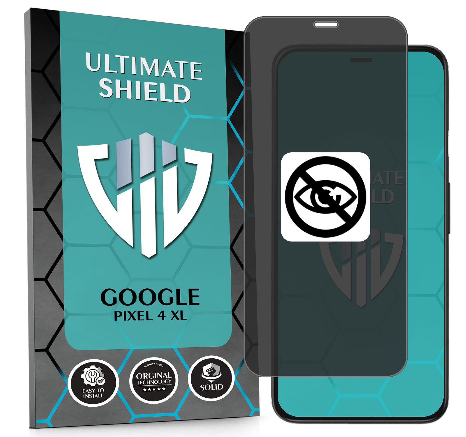 Sklo 5D Privacy Private Anti-spy Pro Google Pixel 4 XL Hydrogelové Matné