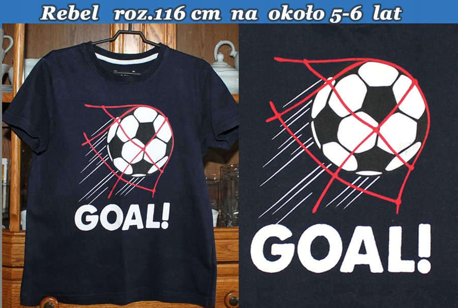 Ubranka na lato roz. 116cm Wiek dziecka 5 lat +